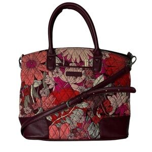 Vera Bradley Sachtel Day Off in Bohemian Bloom Bag Purse Tote Floral Pink Spring